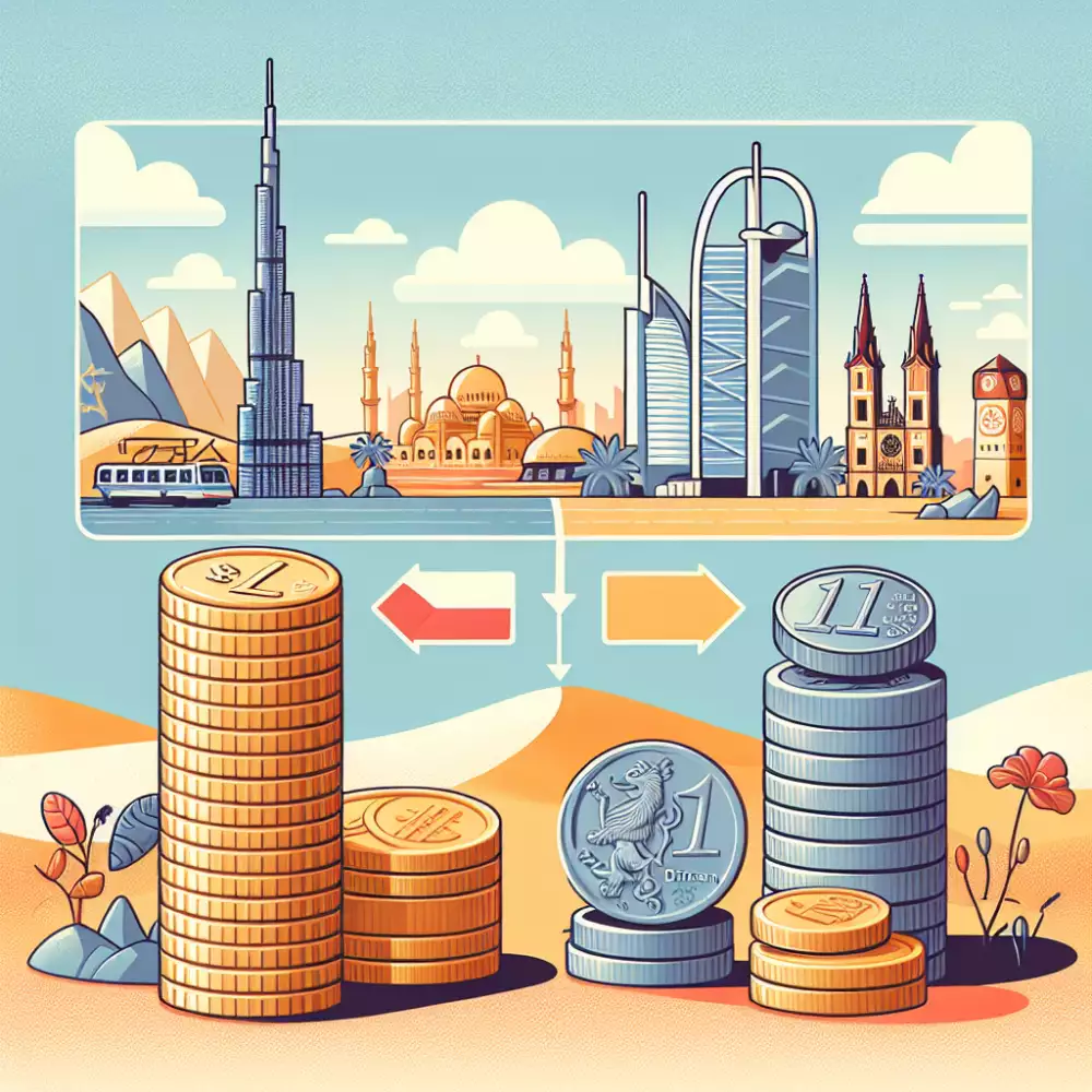 1 Dirham To Czk